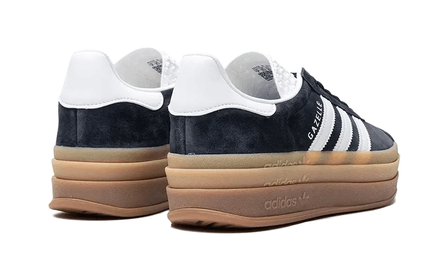 ADIDAS Gazelle Bold Core Black Cloud White 5 ADIDAS Gazelle Bold Core Black Cloud White – Image 3