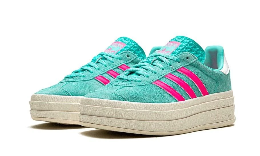ADIDAS Gazelle Bold Flash Aqua Lucid Pink 4 ADIDAS Gazelle Bold Flash Aqua Lucid Pink – Image 2
