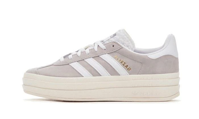 ADIDAS Gazelle Bold Grey White 3 ADIDAS Gazelle Bold Grey White