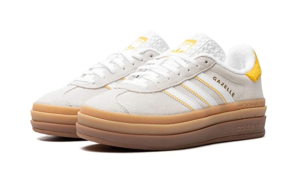ADIDAS Gazelle Bold Ivory Bold Gold 4 ADIDAS Gazelle Bold Ivory Bold Gold – Image 2