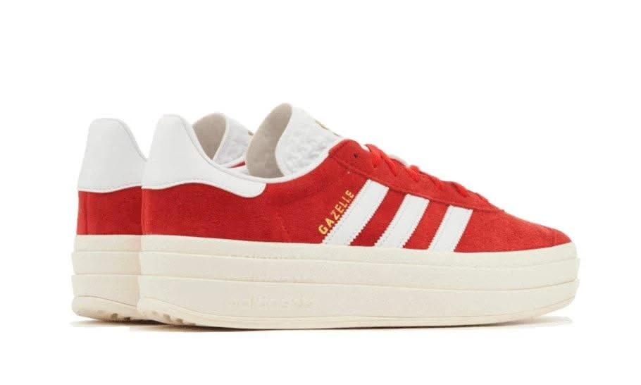 ADIDAS Gazelle Bold Red Cloud White 4 ADIDAS Gazelle Bold Red Cloud White – Image 2