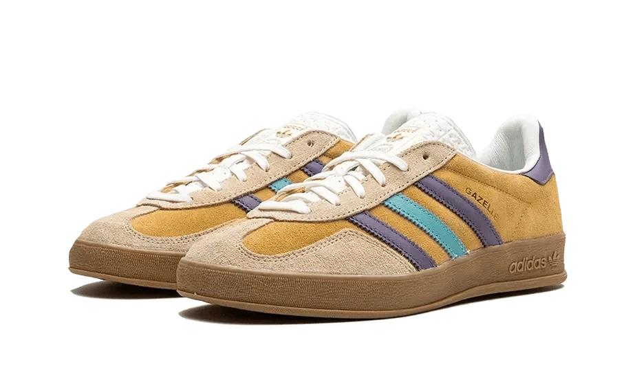 ADIDAS Gazelle Indoor Glow Orange Shadow Violet 4 ADIDAS Gazelle Indoor Glow Orange Shadow Violet – Image 2