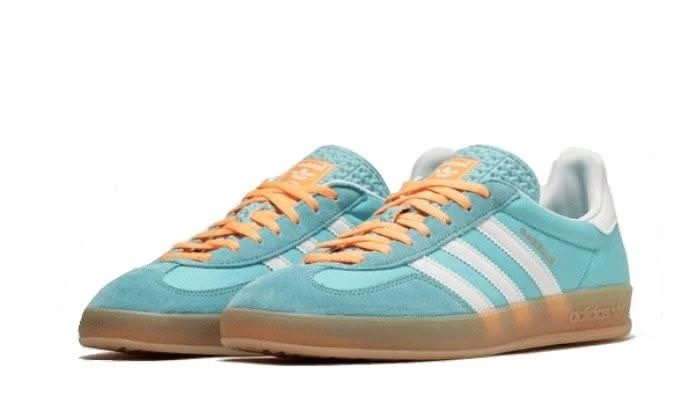 ADIDAS Gazelle Indoor Preloved Blue White Gum 4 ADIDAS Gazelle Indoor Preloved Blue White Gum – Image 2