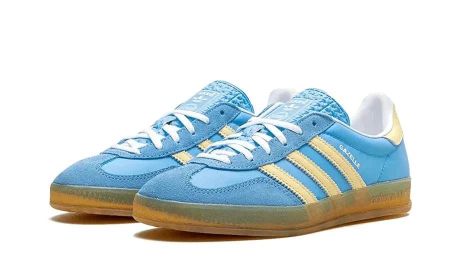 ADIDAS Gazelle Indoor Semi Blue Burst Almost Yellow 4 ADIDAS Gazelle Indoor Semi Blue Burst Almost Yellow – Image 2