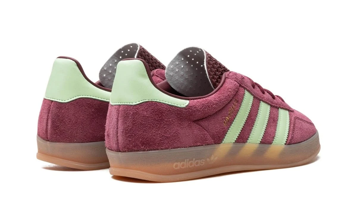 ADIDAS Gazelle Indoor Shadow Red Semi Spark Green 5 ADIDAS Gazelle Indoor Shadow Red Semi Spark Green – Image 3