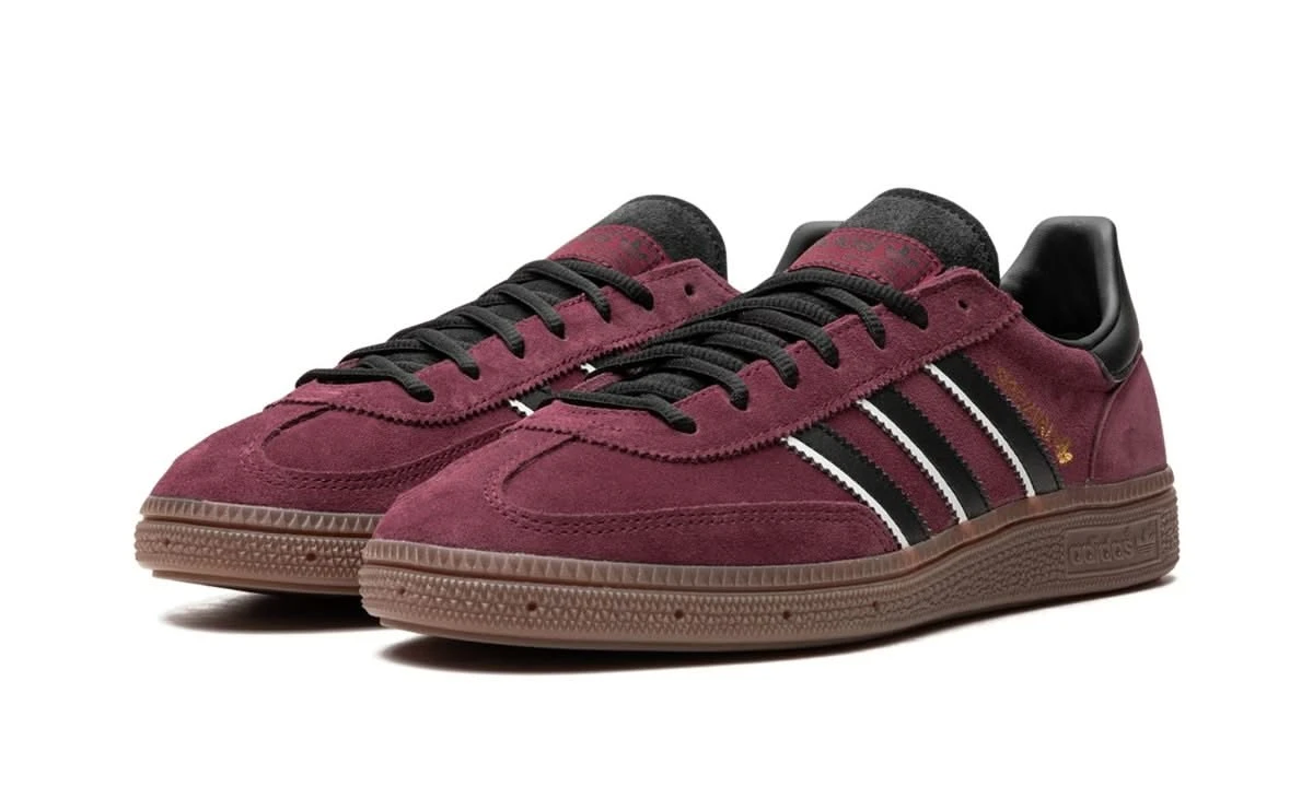 ADIDAS Handball Spezial Maroon Black Gum 4 ADIDAS Handball Spezial Maroon Black Gum – Image 2