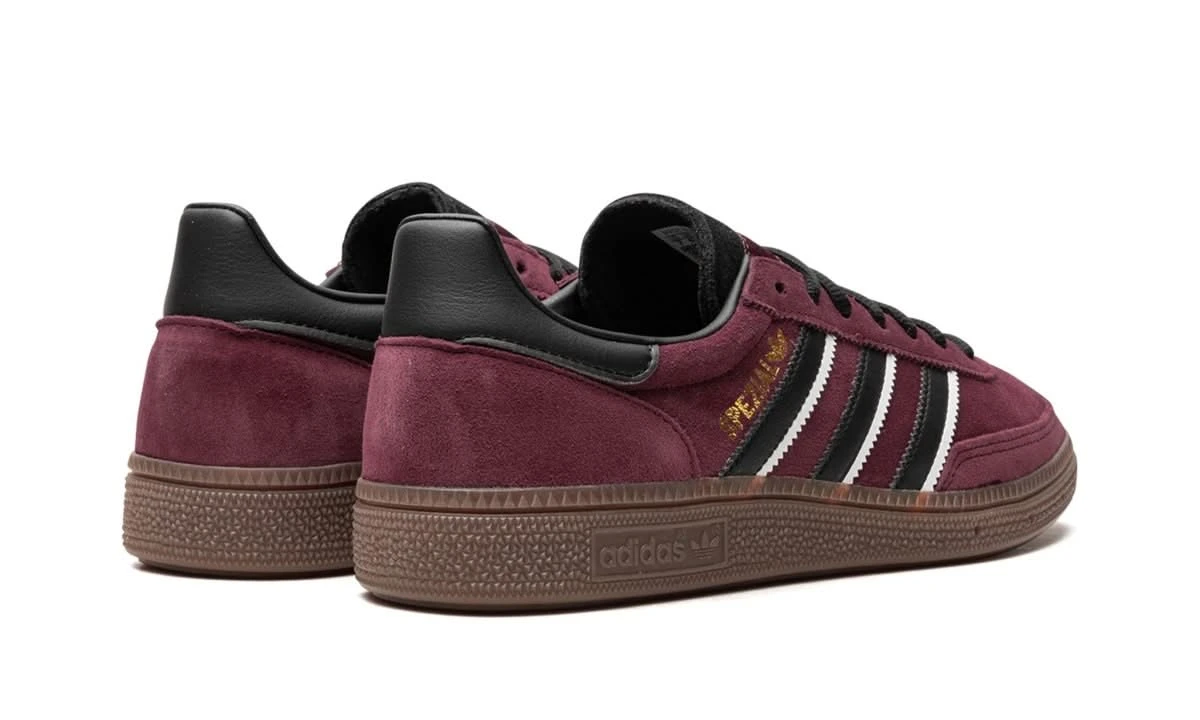ADIDAS Handball Spezial Maroon Black Gum 5 ADIDAS Handball Spezial Maroon Black Gum – Image 3