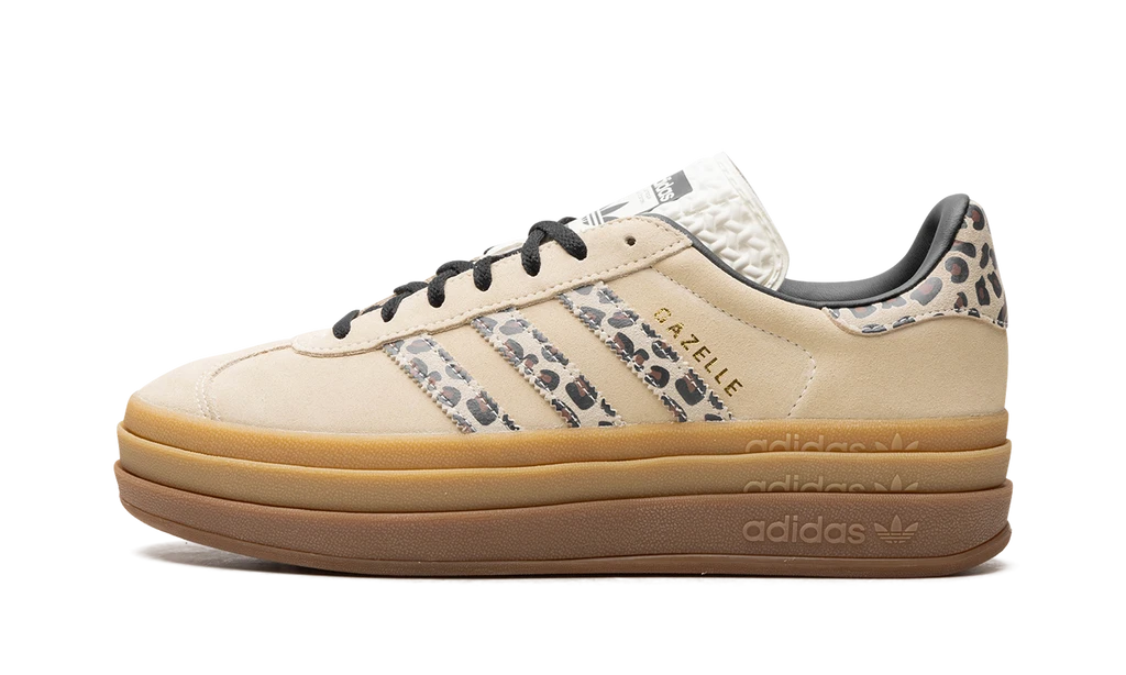 ADIDAS Gazelle Bold Cream Black Leopard 3 ADIDAS Gazelle Bold Cream Black Leopard
