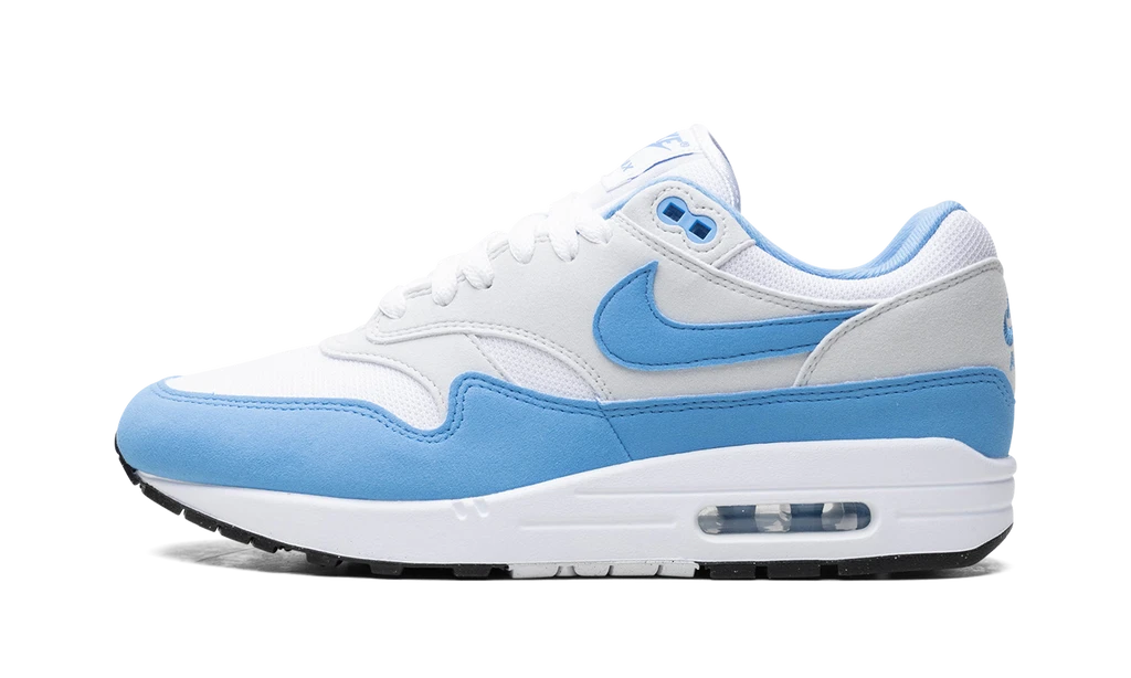 Nike Air Max 1 White University Blue 3 Nike Air Max 1 White University Blue