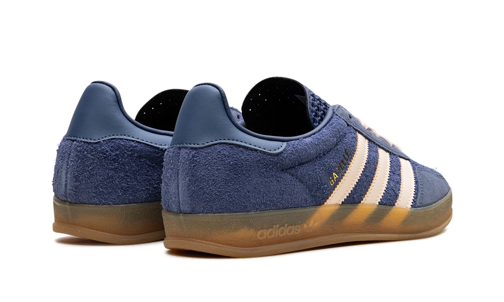 ADIDAS Gazelle Indoor Dark Blue Bliss Orange 5 ADIDAS Gazelle Indoor Dark Blue Bliss Orange – Image 3