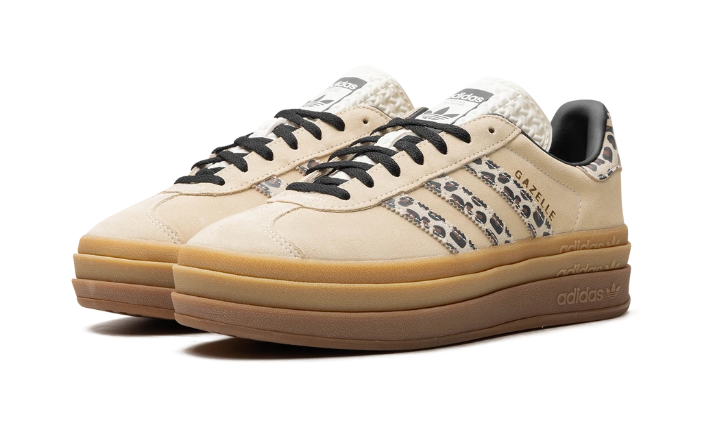 ADIDAS Gazelle Bold Cream Black Leopard 4 ADIDAS Gazelle Bold Cream Black Leopard – Image 2
