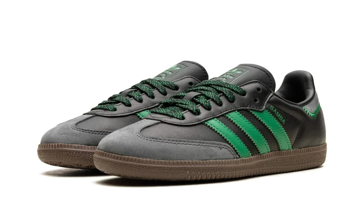 ADIDAS Samba OG Black Green 4 ADIDAS Samba OG Black Green – Image 2