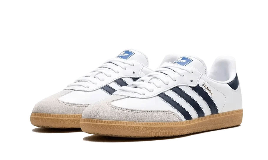 ADIDAS Samba OG Cloud White Night Indigo Gum 4 ADIDAS Samba OG Cloud White Night Indigo Gum – Image 2