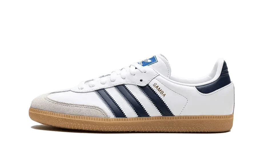 ADIDAS Samba OG Cloud White Night Indigo Gum 3 ADIDAS Samba OG Cloud White Night Indigo Gum