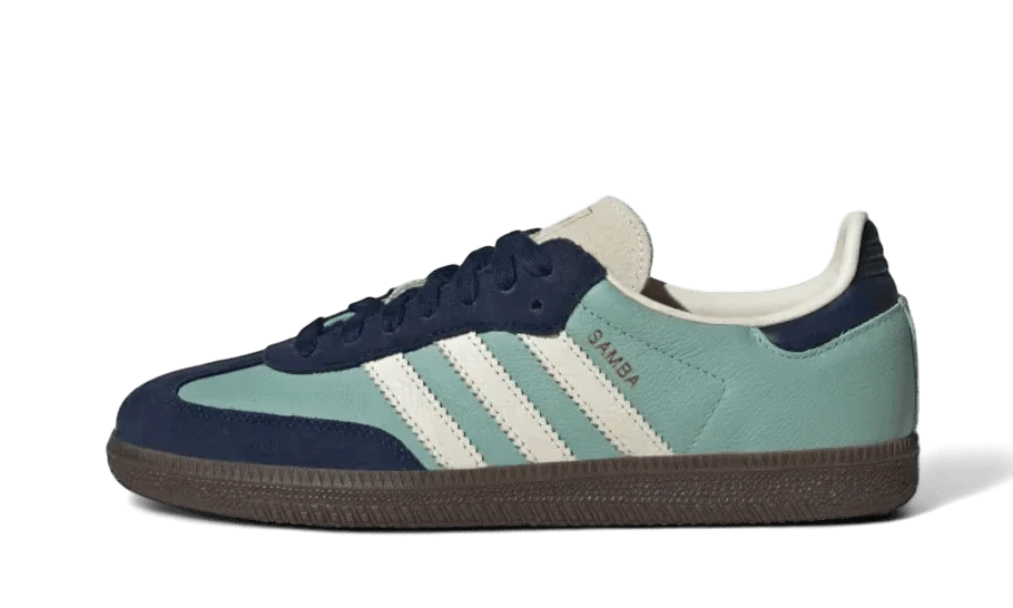 ADIDAS Samba OG Hazy Green Night Indigo 3 ADIDAS Samba OG Hazy Green Night Indigo