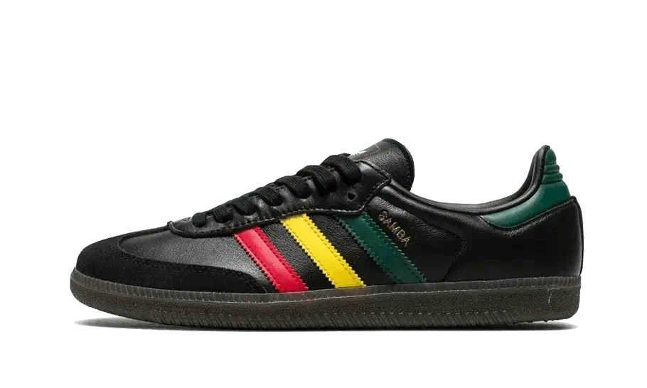ADIDAS Samba OG Rasta Pack Black 3 ADIDAS Samba OG Rasta Pack Black