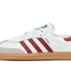 ADIDAS Samba OG White Burgundy Gum 1 ADIDAS Samba OG White Burgundy Gum -MNR BOUTIQUE samba og white burgundy gum 381715