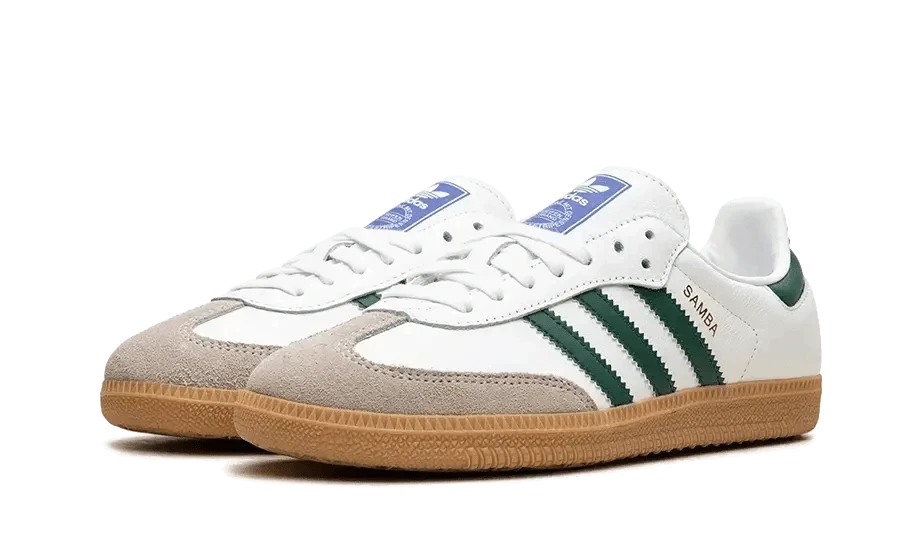 ADIDAS Samba OG White Collegiate Green Gum 4 ADIDAS Samba OG White Collegiate Green Gum – Image 2