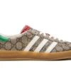 ADIDAS X Gucci Gazelle Beige GG Monogram 1 ADIDAS X Gucci Gazelle Beige GG Monogram -MNR BOUTIQUE x gucci gazelle beige gg monogram 824633